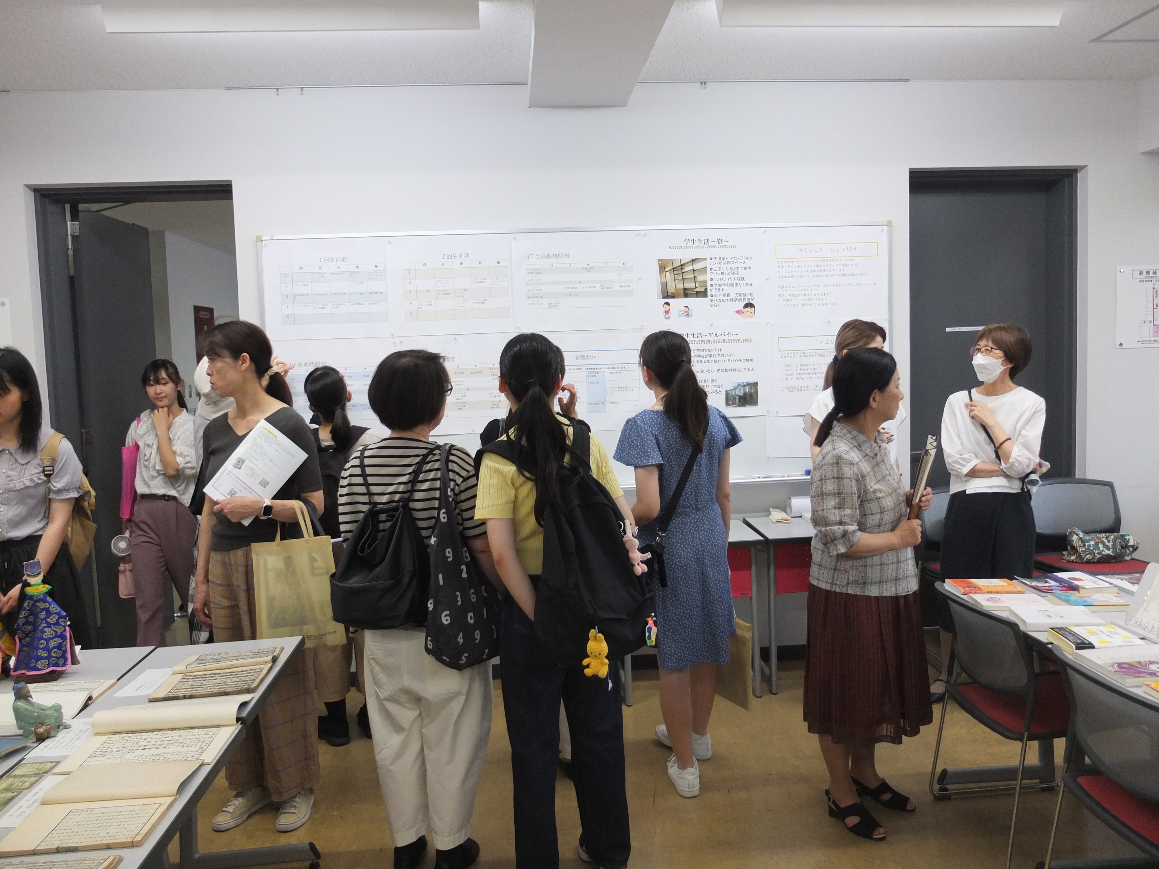 写真：文学部展示